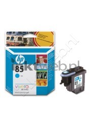 HP 85 cyaan Combined box and product