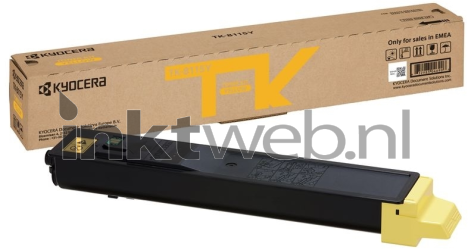 Kyocera Mita TK-8115Y geel Combined box and product