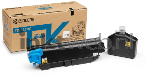 Kyocera Mita TK-5270C cyaan Combined box and product