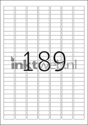 Herma 4333 Permanente Papieretiket 25,4 x 10mm (4725 stuks) 4333