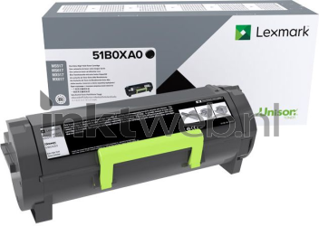 Lexmark 51B0XA0 geel Combined box and product