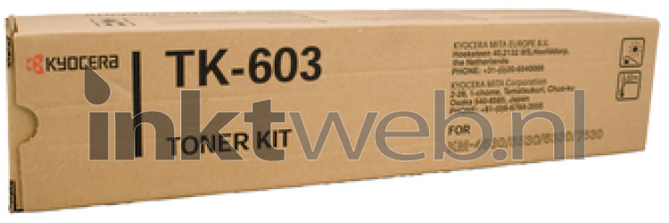 Kyocera Mita TK-603 Toner zwart Front box