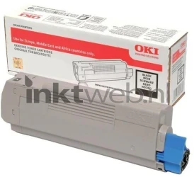Huismerk Oki C612 zwart Front box
