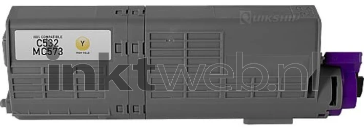 Huismerk Oki C532 geel Product only