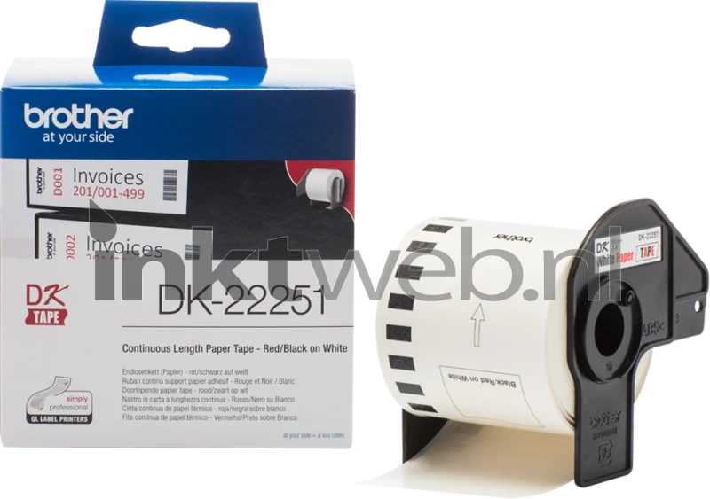 Brother DK-22251 x 62 mm 15.24 M wit
