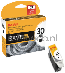 Kodak 30XL zwart Combined box and product