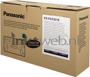 Panasonic KX-FAT431X zwart Front box