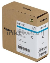 Canon PFI-310C cyaan Front box