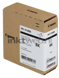 Canon PFI-310BK zwart Front box