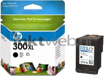 HP 300XL zwart Combined box and product