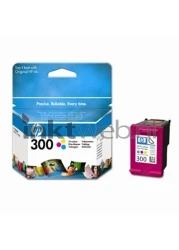 Genuine HP 300 Tri-Colour Ink Cartridge (CC643EE) – Open Box, Original HP Sealed