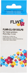 FLWR Canon CLI-581XXL foto blauw Front box