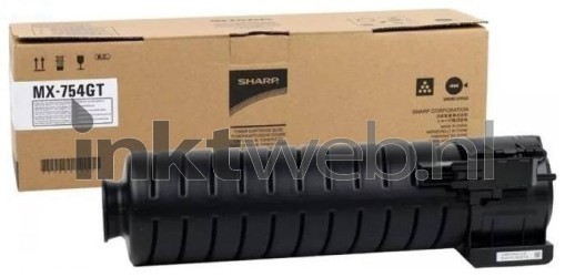 Sharp MX-754GT zwart Front box