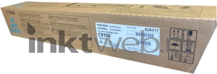 Ricoh C9100 cyaan Front box