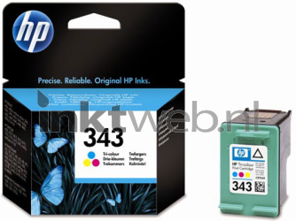 HP 343 kleur Combined box and product