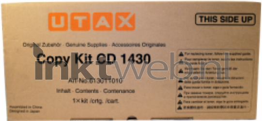 Utax CD1430 zwart Front box