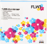 FLWR Canon CLI-581XXL Multipack zwart en kleur