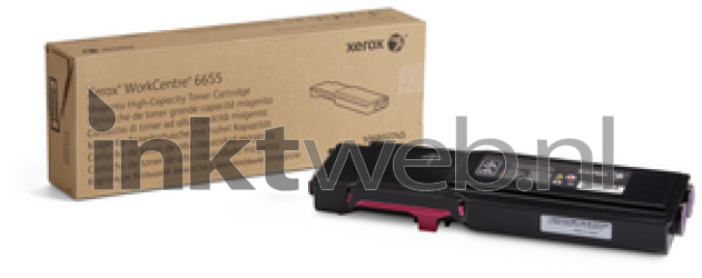 Xerox 6655 magenta Combined box and product