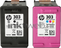 HP 303XL (Opruiming 2 x 1-pack los) zwart en kleur