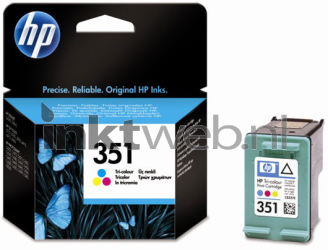 HP 351 kleur Combined box and product