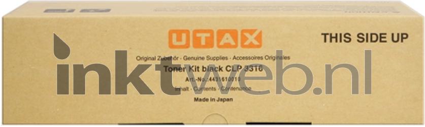 Utax CLP 3316 zwart Front box