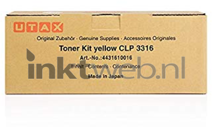 Utax CLP 3316 geel Front box
