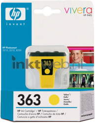 HP 363 geel Combined box and product
