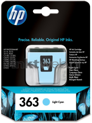 HP 363 licht cyaan Front box