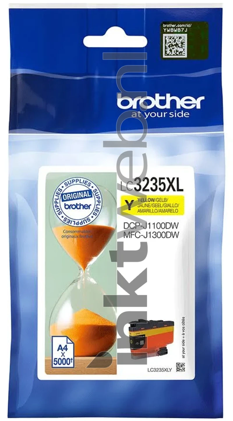 Brother Original Tintenpatrone LC-3235XLY Gelb – Für Ca. 5000 Seiten, Für DCP-J1100DW & MFC-J1300DW