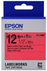 Epson  LK-4RBP zwart op rood breedte 12 mm C53S654007