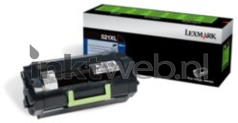 Lexmark 522XL zwart Combined box and product