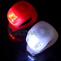Benson 2 LED Fietslicht wit & rood incl. batterijen Product only