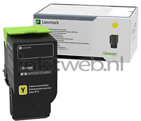 Lexmark C240X40 geel Combined box and product