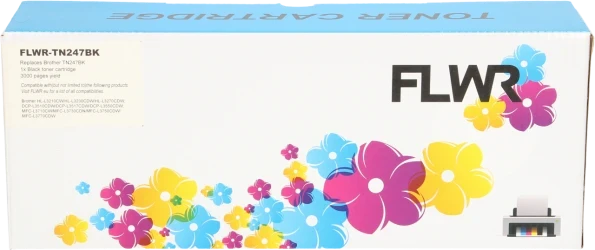 Huismerk Brother TN-247 zwart Front box