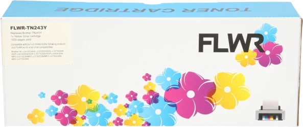 FLWR Brother TN-243 geel Front box