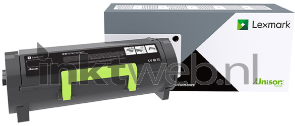 Lexmark 58D0HA0 zwart Combined box and product