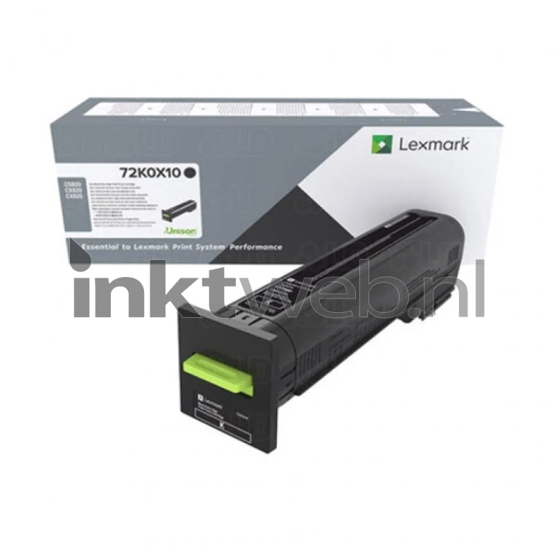 Lexmark 72K0X10 zwart (Origineel Hoge Capaciteit)