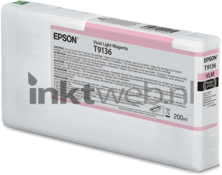 Epson T9136 licht magenta Product only
