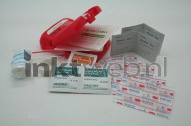 Benson EHBO reisdoos rood Combined box and product