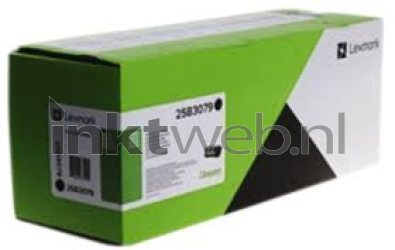 Lexmark 25B3079 toner zwart Combined box and product