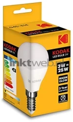 Kodak LED G45 E14 3W Front box