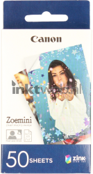 Canon  Zoemini Zink fotopapier 2x3 inch Glans |  |  50 vellen 