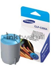 Samsung CLP-C300A cyaan Combined box and product