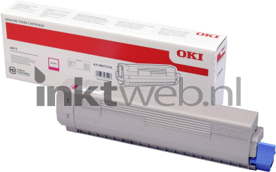 Oki C813 magenta Combined box and product