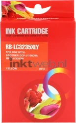 Huismerk Brother LC-3235Y geel Front box