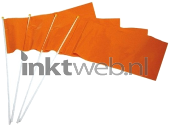 Haza Zwaaivlaggen 20 x 30 cm 50-Pack oranje Product only