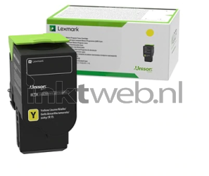 Lexmark 78C2XYE geel Combined box and product
