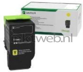 Lexmark 78C2XY0 geel Combined box and product