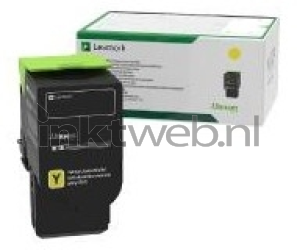 Lexmark 78C2UY0 geel Combined box and product