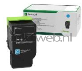 Lexmark 78C2UC0 cyaan Combined box and product